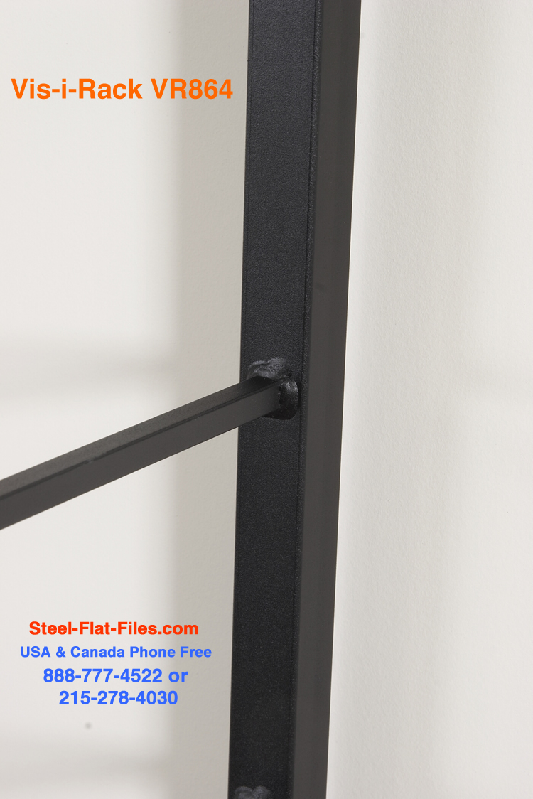 Brookside Design VR864 roll print storage rack in stock steel-flat-files.com 