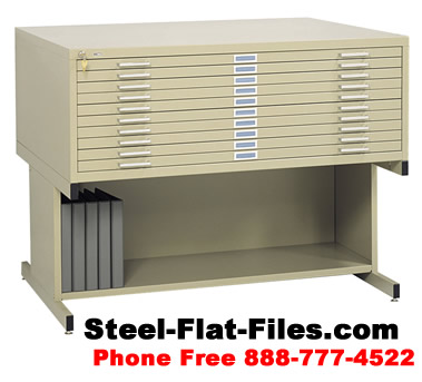 Safco steel flat files are instock for immediately delivery anywhere in the USA.