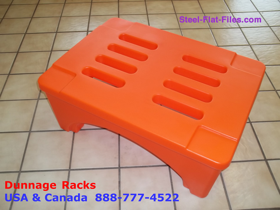 USA-made-high-quality dunnage plastic racks.