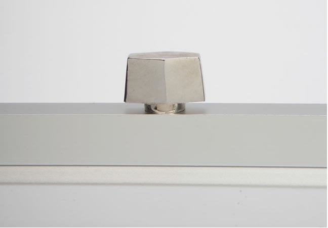 Hanging clamps, top detail.