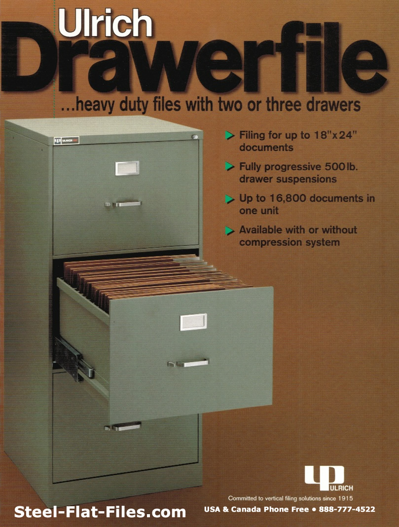 Ulrich drawerfiles feature superior construction, usability and long life.