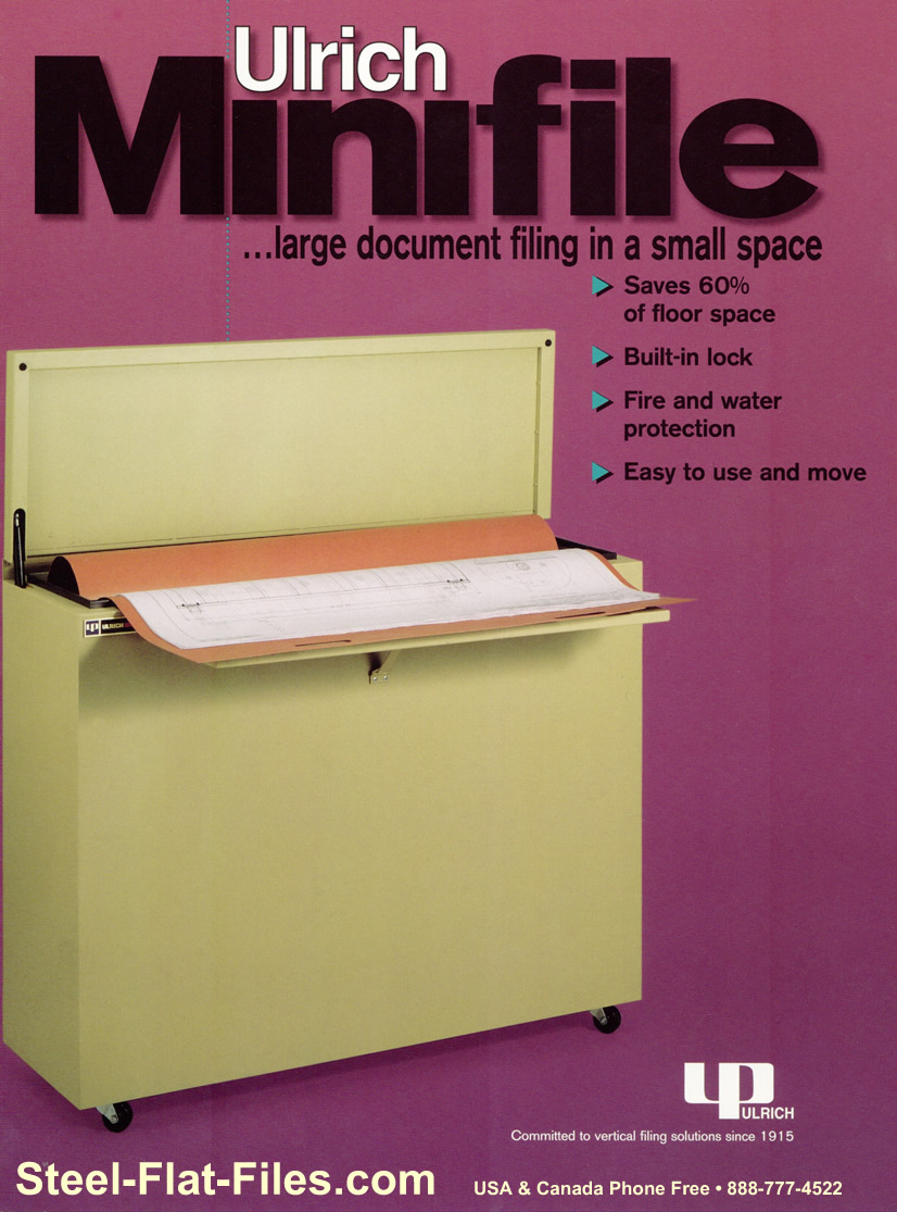 Ulrich Minifiles for large document storage roll to where you need them!